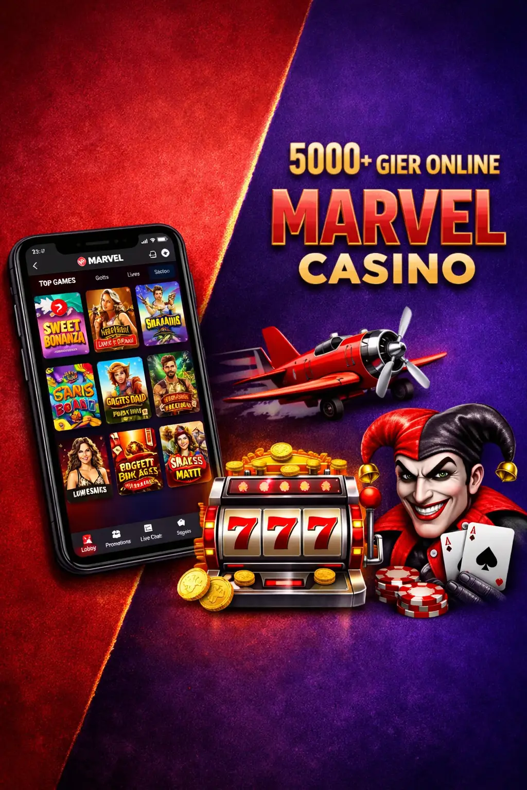 Marvel Casino Gry — Ponad 5000 Tytulowod Pragmatic Play, Evolution i NetEnt